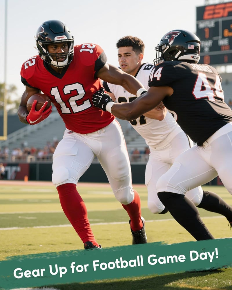 Zando Leg Compression Sleeves for Men – Football Shin Guard Grip Pre Cut Soccer Socks For Calf Support Muscle Recovery - Image 5